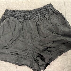 Ava & Viv Charcoal High Waist Shorts